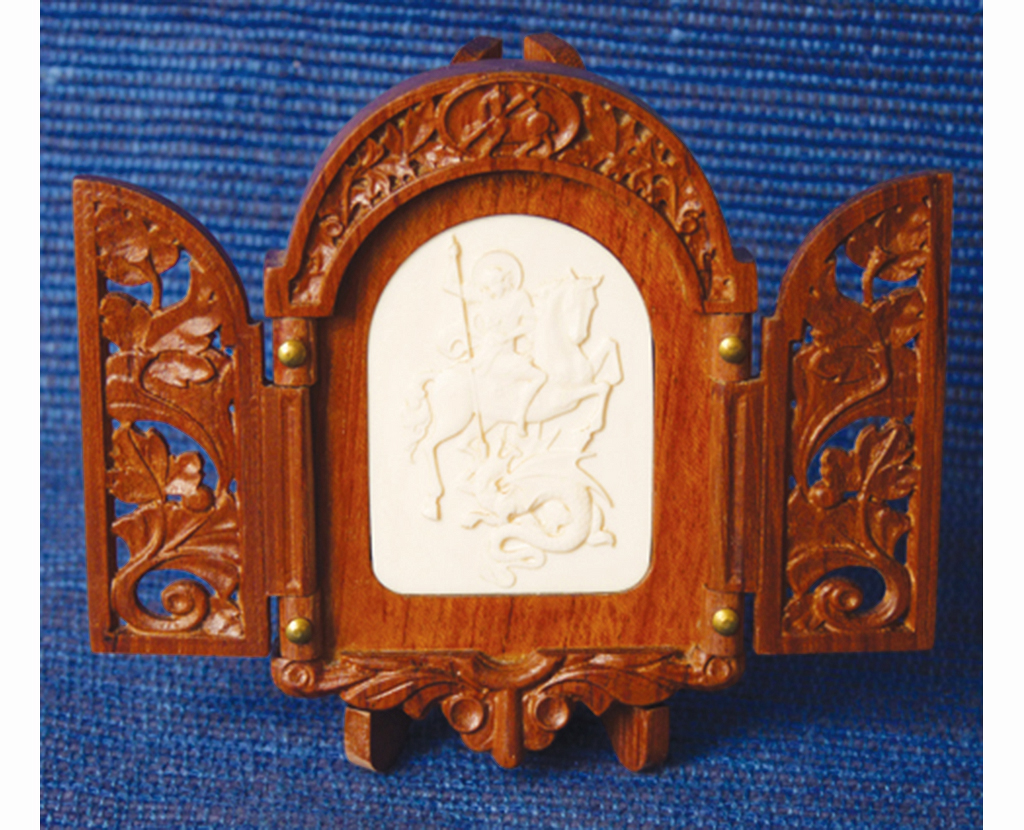 Путна икона са ликом светог Ђорђа